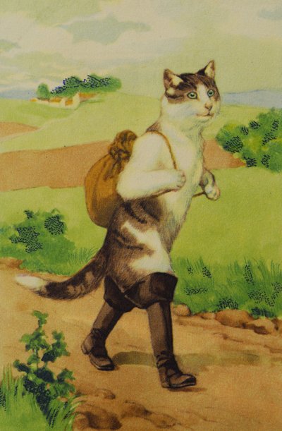 The Boot Cat (Illustration from Conte de Perrault) by Unknown